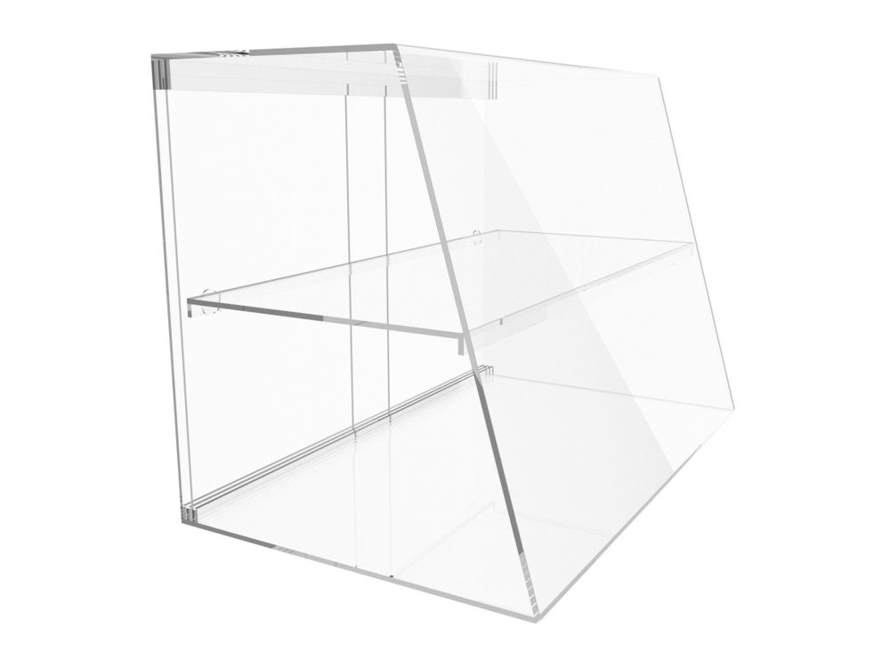 Витрина прозрачная для продуктов, выпечки 500х300х350мм