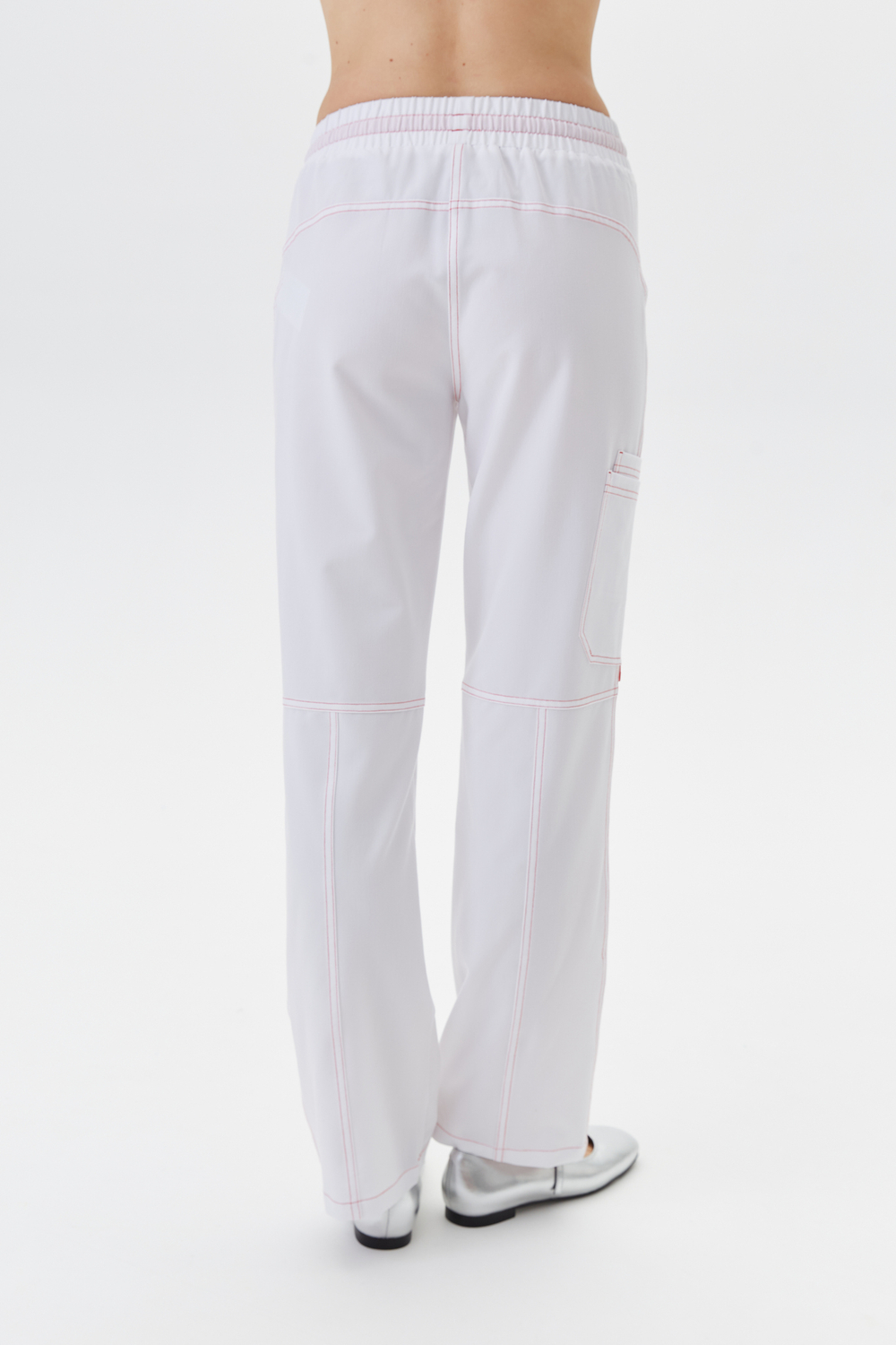 Брюки медицинские женские Лаконико, белый