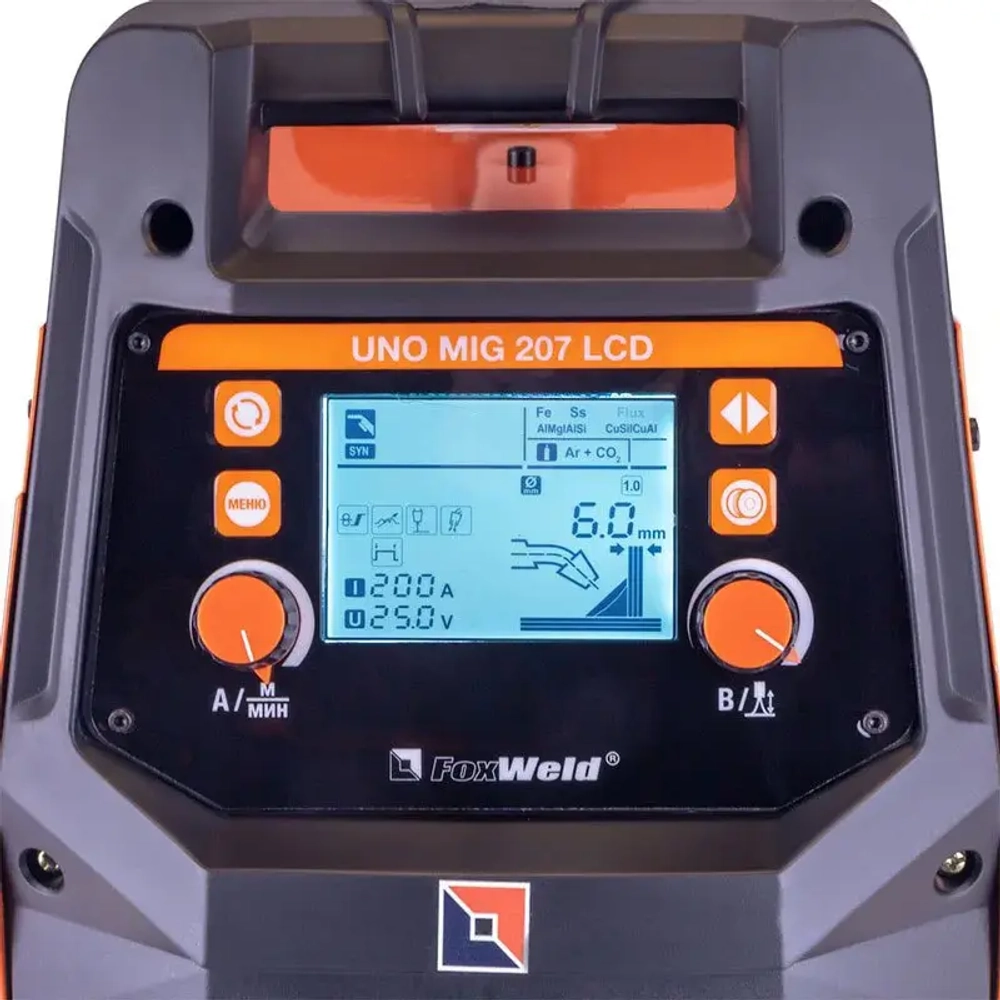 FoxWeld UNO MIG 207 LCD сварочный полуавтомат 8754