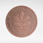 Germany, 1 Pfennig, 1974, (Hamburg Mint - "J"), VF