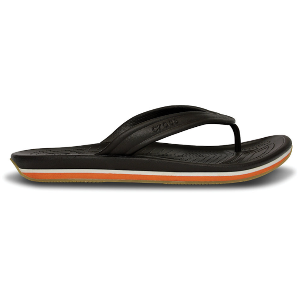 Шлепанцы Crocs Retro Flip Espresso / Pumpkin