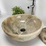 Раковина из оникса Bowl Grey Medium TinLip BO-61042 45*45*15