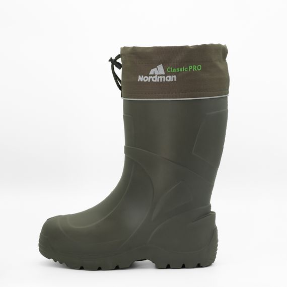 Сапоги специальные Nordman Classic Pro S (1063) утеплённые с манжетой, олива