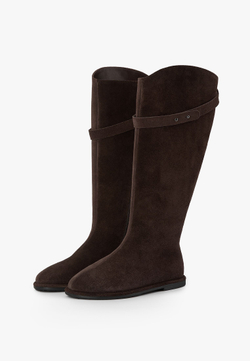 Сапоги // Ana // Chocolate // Suede