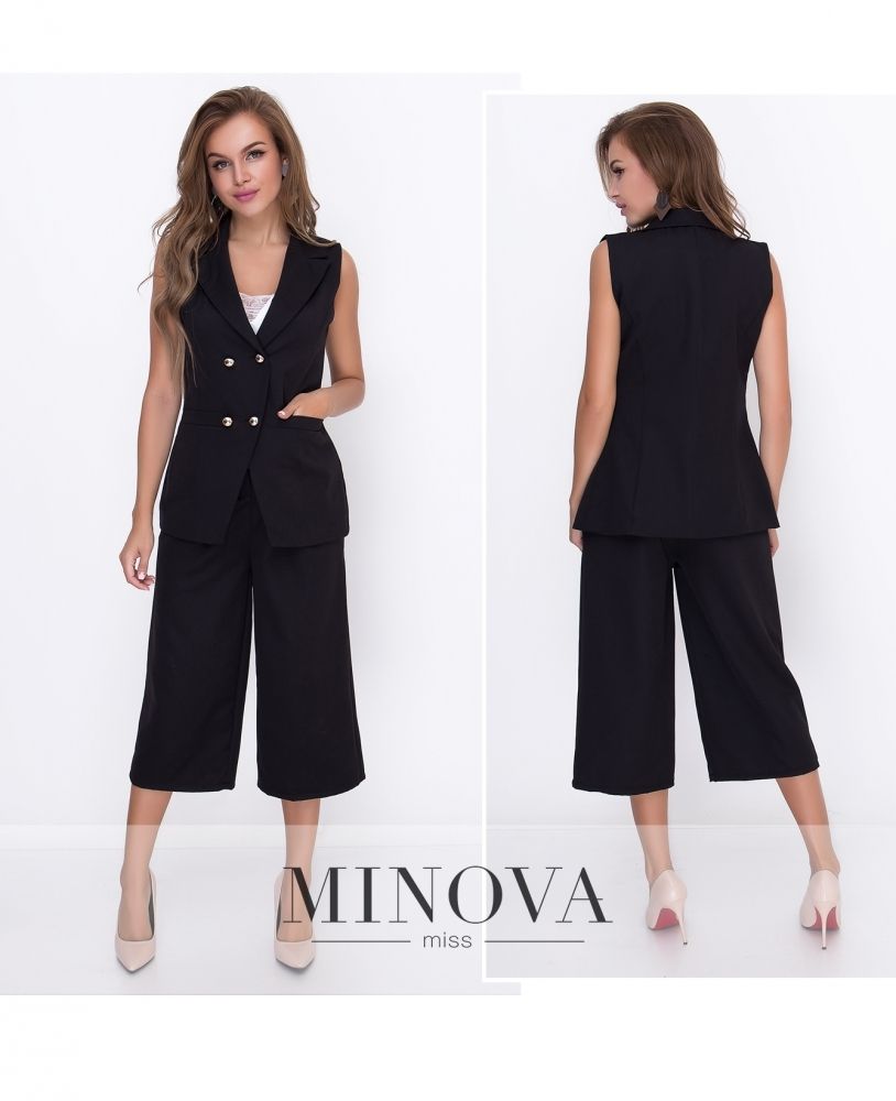 Костюм 8588-2-черный Minova