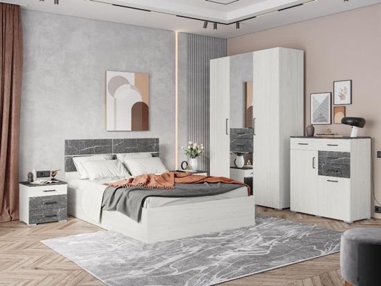 Шкаф-пенал ТЕАНА с зеркалом