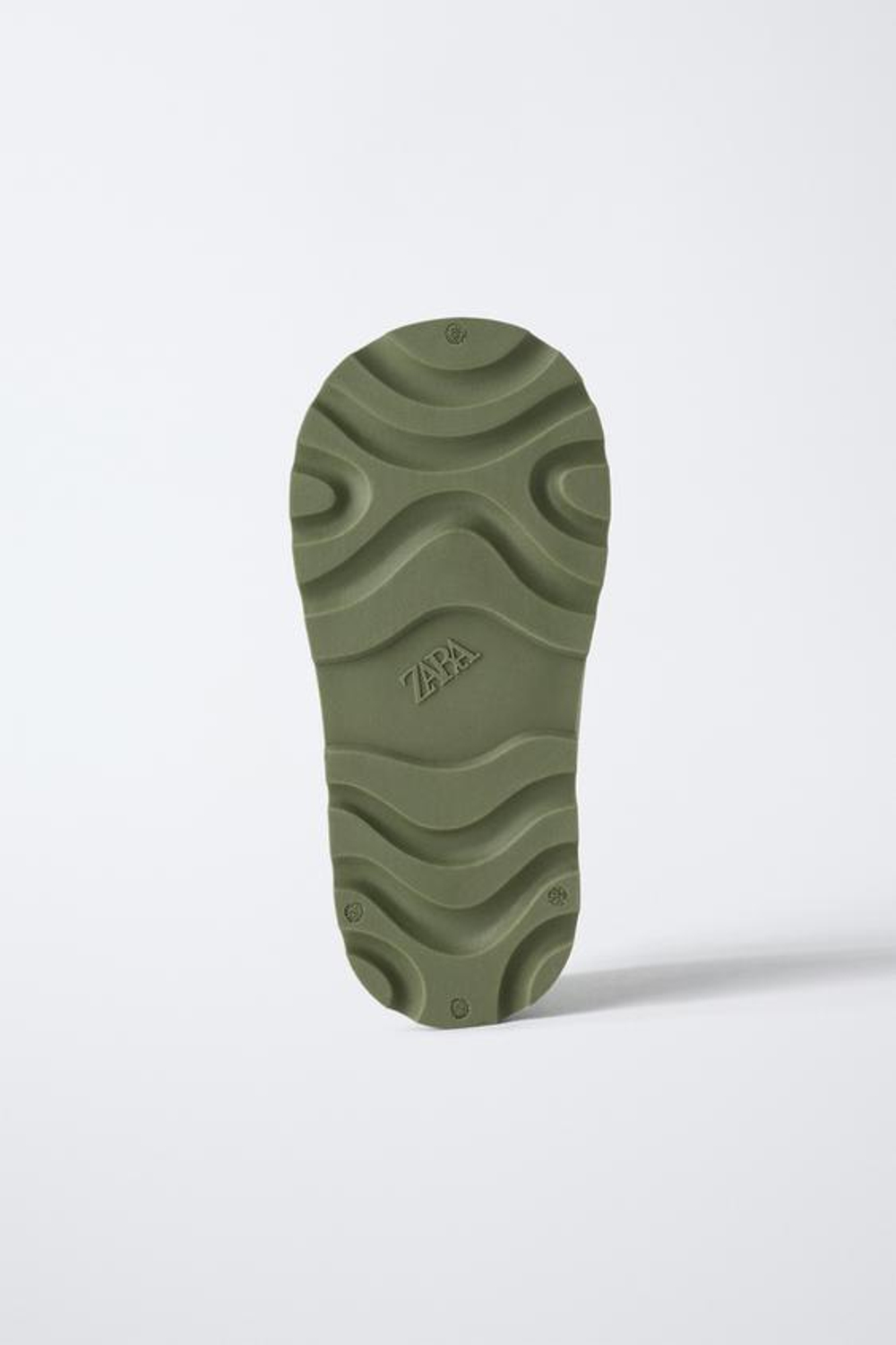 ZARA РЕЗИНОВЫЕ САПОГИ, ЗЕЛЕНЫЙ