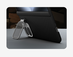 Чехол с защитной откидной крышкой для камеры на Google Pixel 10 Pro Fold, серия Super Frosted Shield Prop (версия с прозрачной крышкой объектива) от Nillkin