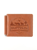 Зажим для денег Варгградъ Рыжий  "Залезь в свою шкуру"