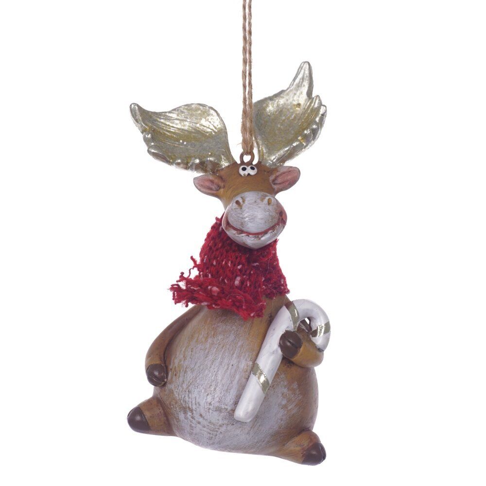 GAEM Фигурка декоративная подвесная "Олень", L5,5 W4,5 H10,5 см, 2в.