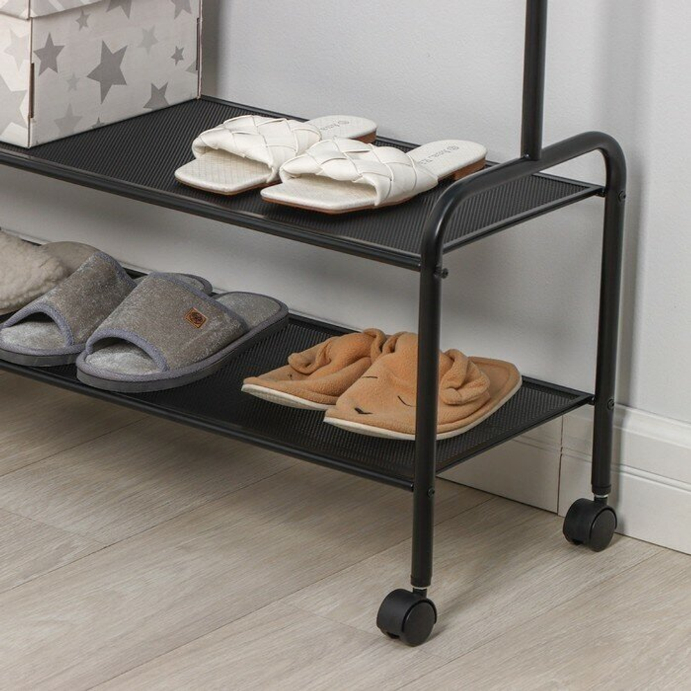 ВЕШАЛКА ГАРДЕРОБНАЯ ЗМИ ВАЛЕНСИЯ 32М ЧЕРНЫЙ	ВГВ32М Ч