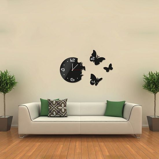 Настенные часы Три бабочки