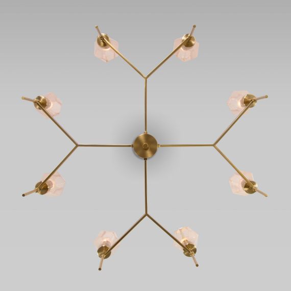 Потолочная люстра Eurosvet Prism 60143/8 латунь