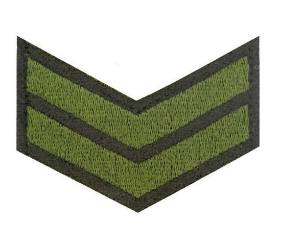 Нашивка по году службы 2 года, на липучке (Олива)