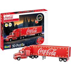 Revell - 3D пазл Грузовик Coca-Cola LED Edition 168 элементов. 00152 / артикул   00152  / GTIN 4009803001524