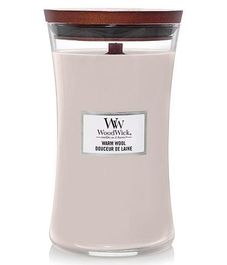 Теплая шерсть, ароматическая свеча, WoodWick