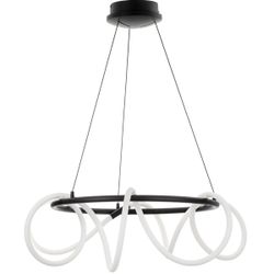 Citilux PYTHON CL220261 Люстра подвесная с пультом Чёрная