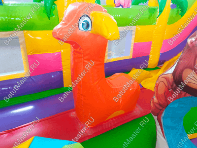 Коммерческий надувной батут "Звериная команда 2" 8*3,5*5 м