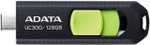 USB Flash карта ADATA ACHO-UC300-128G-RBK/GN 128 Гб