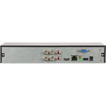 DAHUA DH-XVR5104HS-4KL-I3/T 4-канальный HDCVI-видеорегистратор с FR HDCVI, AHD, TVI, IP, CVBS 1 SATA III до 16Тбайт; видеоаналитика: SMD Plu 1 HDMI, 1 VGA; RJ45 100Мбит/с; аудиовх/вых: 1/1