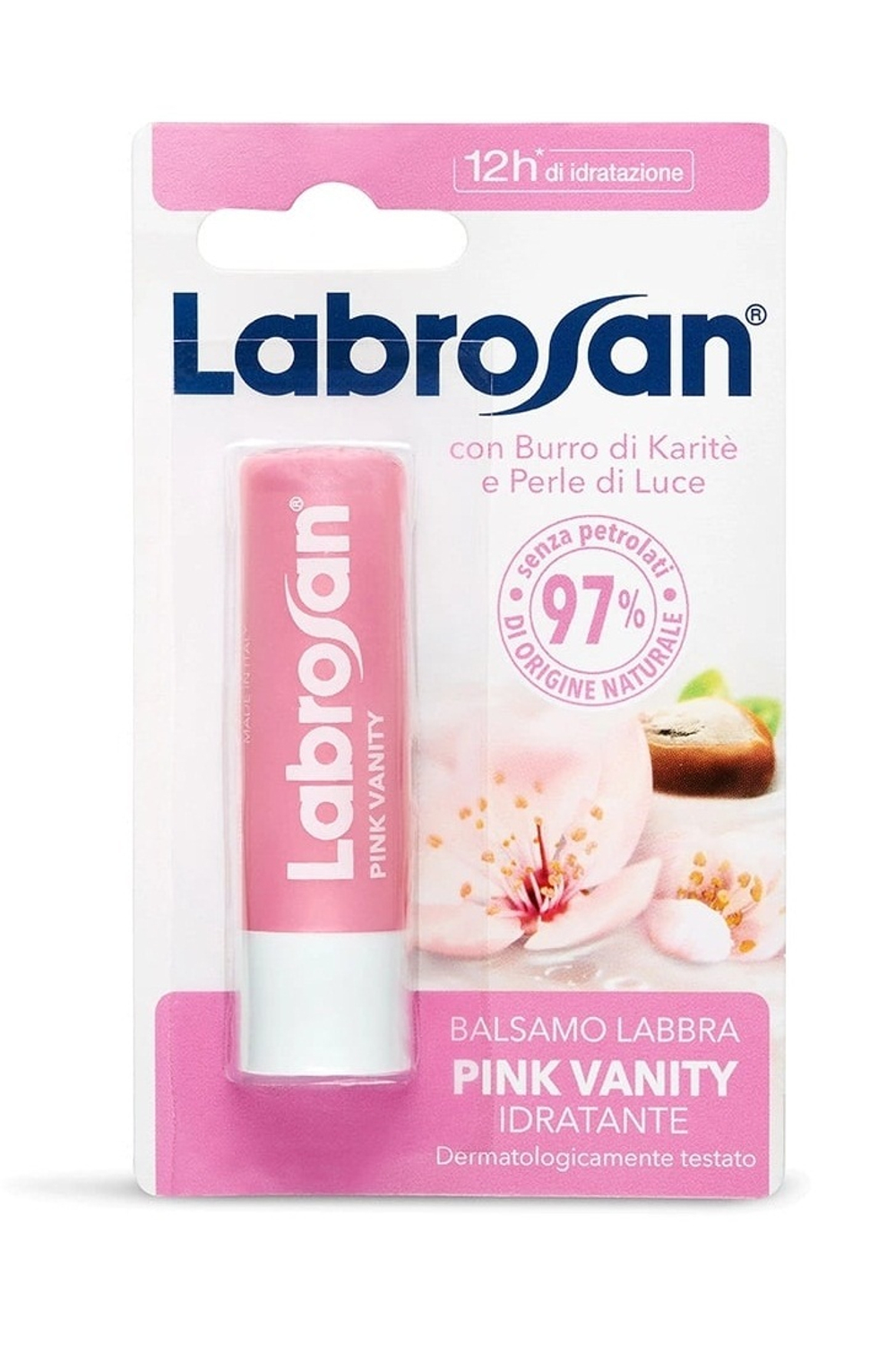 Felce Azzurra Бальзам для губ увлажняющий BALSAMO LABBRA PINK VANITY IDRATANTE 5,5 мл