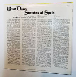 Винтажная виниловая пластинка LP Miles Davis Arranged And Conducted By Gil Evans Sketches Of Spain (Japan 1977)