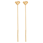 Серьги из красного золота 585 пробы JA-S-С0110574