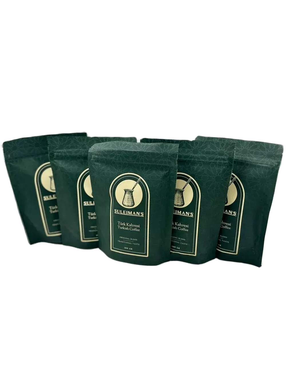Турецкий кофе мелкого помола Suleimans ( 5 пачек по 100гр)