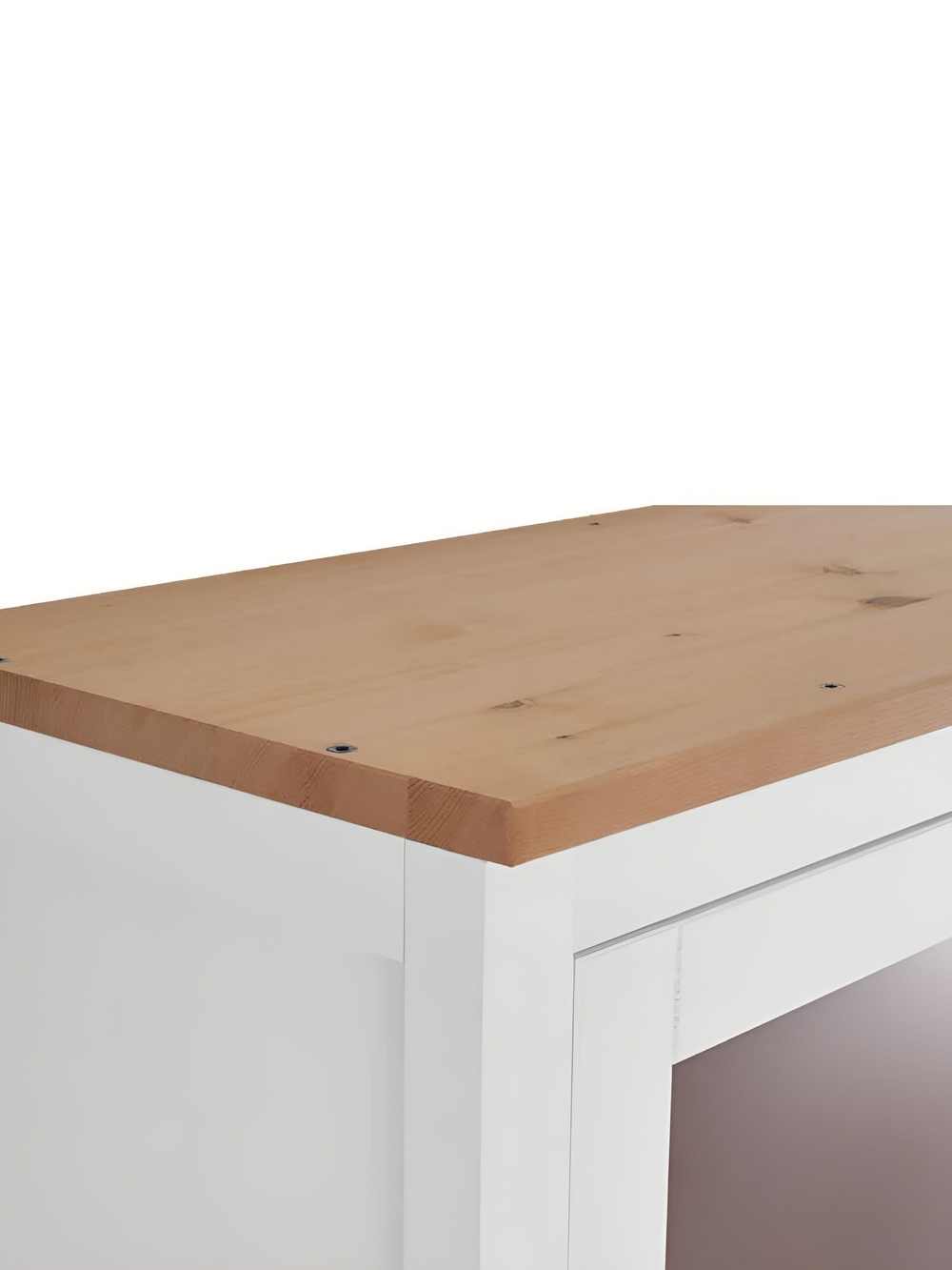 IKEA Шкаф-витрина HEMNES стекло/стекло, 198х90х37, белый/св-коричневый, из массива дерева, КЫМОР (ХЕМНЭС ИКЕА), массив сосны