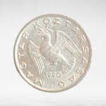 Hungary, 10 Fillér, 1990, VF