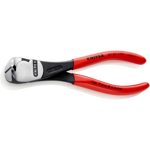 Кусачки торцевые особой мощности черненые 160 мм Knipex 67 01 160 SB