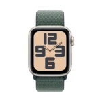 Умные часы Apple Watch SE 2024, 40 мм, алюминий цвета "Starlight", Lake Green Sport Loop (MXEH3)