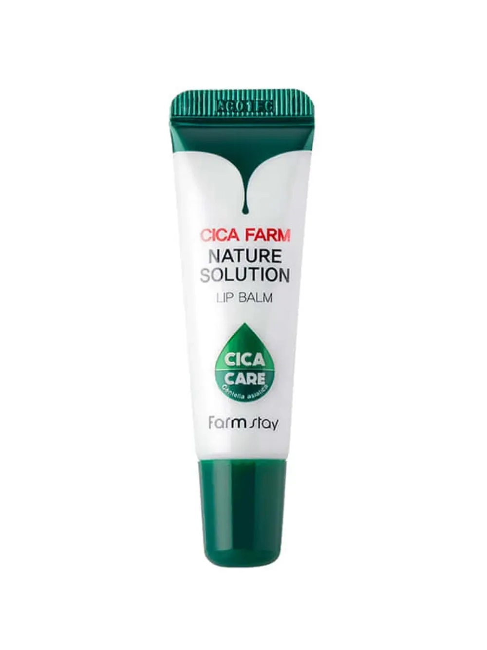 FARMSTAY - БАЛЬЗАМ ДЛЯ ГУБ С ЦЕНТЕЛЛОЙ CICA FARM NATURE SOLUTION LIP BALM, 10 G