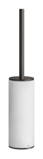 Ёршик Gessi 316, напольный, h424 мм, цвет White/Black Metal Brushed PVD