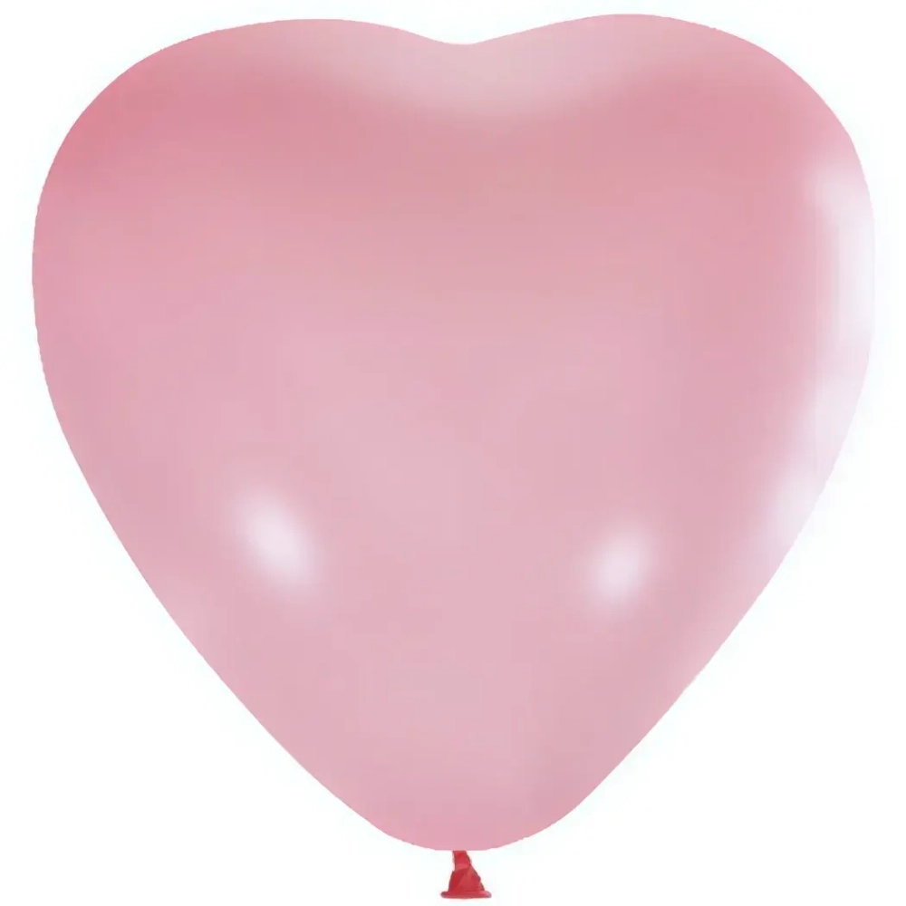 Воздушные шары»Сердце» 10»/25 см (набор 15 шт), розовый