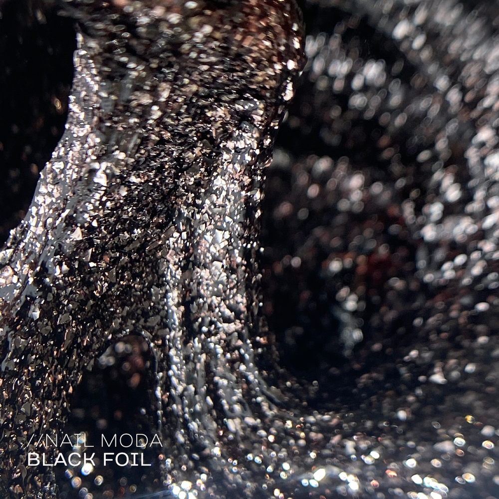Гель билдер NAIL MODA 'Black foil' моделирующий, 15г