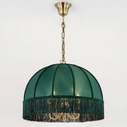 Citilux Базель CL407152 Люстра подвесная с зелёным абажуром