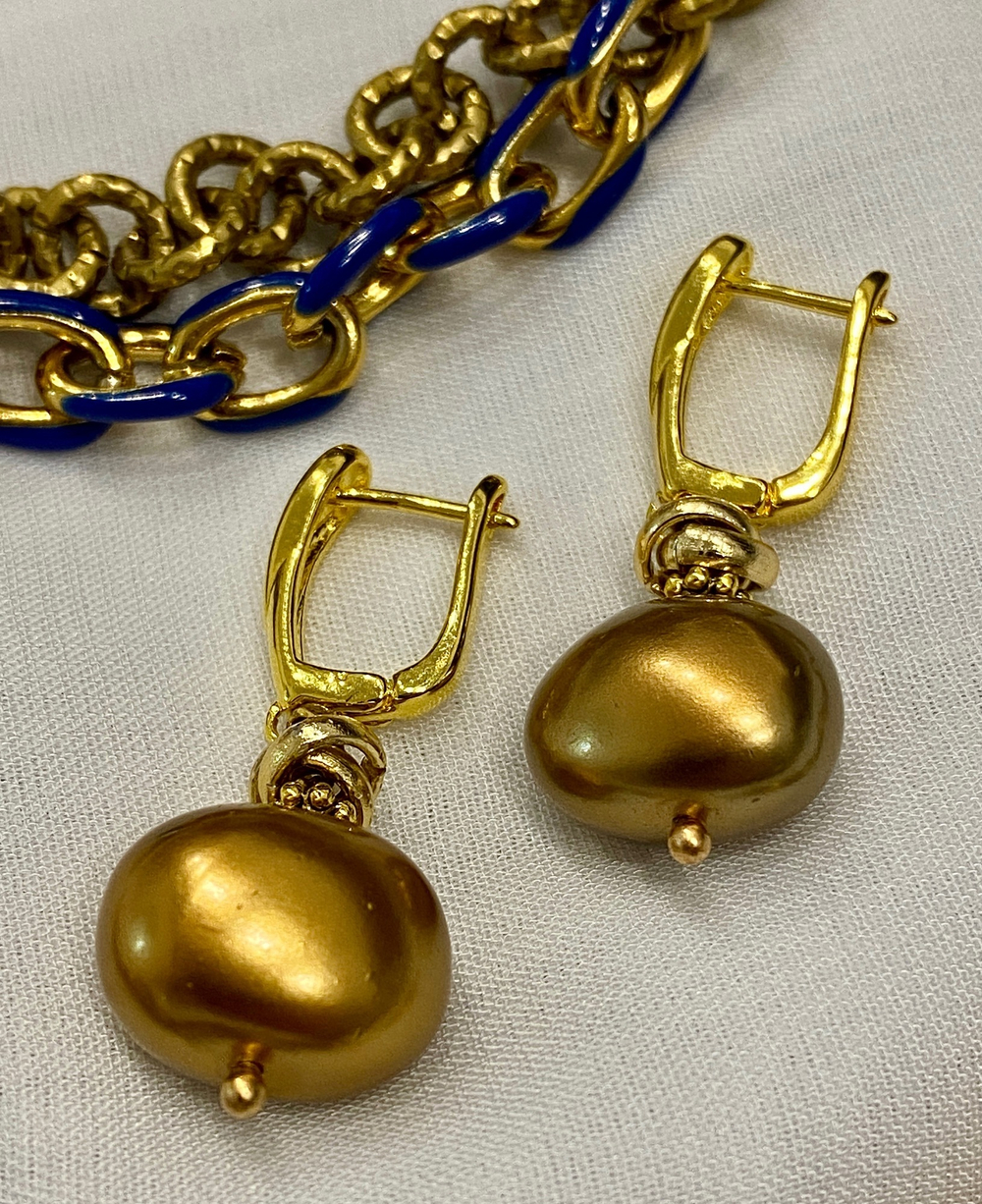 HMG 1275 Gold Серьги арт.0790