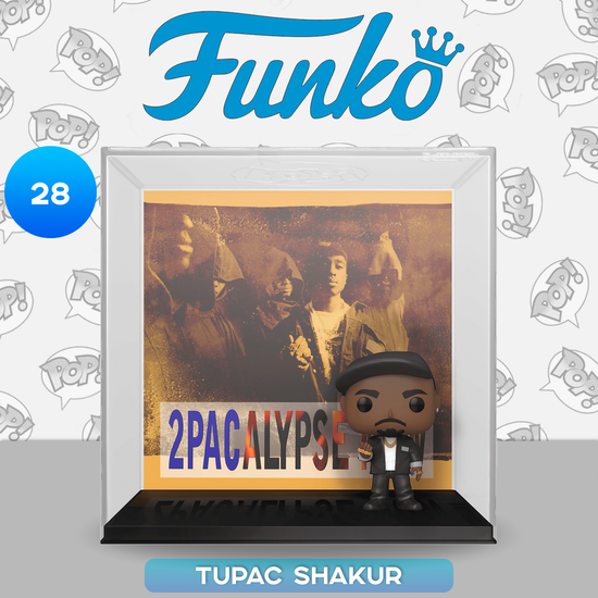 Фигурка Funko POP! Albums Tupac 2pacalypse Now Tupac Shakur (28) 61426 / Фигурка хип-хоп музыканта, Тупак Шакур