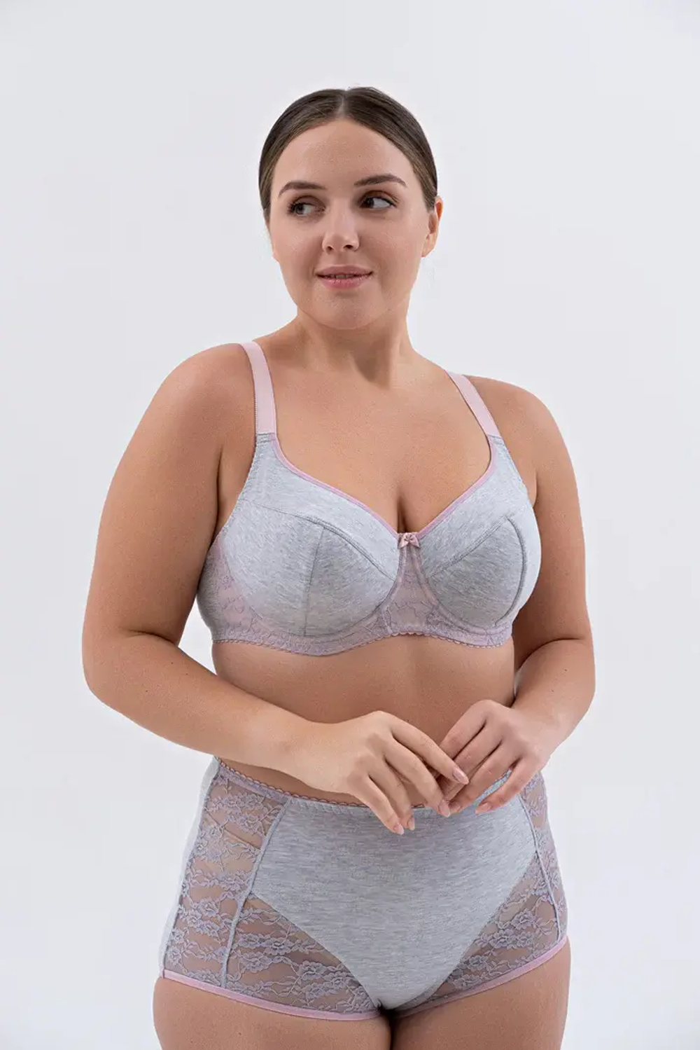 1203/C бюстгальтер "Серый меланж"
