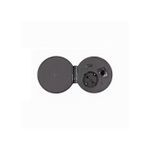 Врезная розетка 51, 1 розетка + 2 USB + б/п зарядка, Черная купить Казахстан