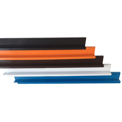 RU Опорный профиль переливной решетки 22х36мм белый (сегмент 0,5 метра)