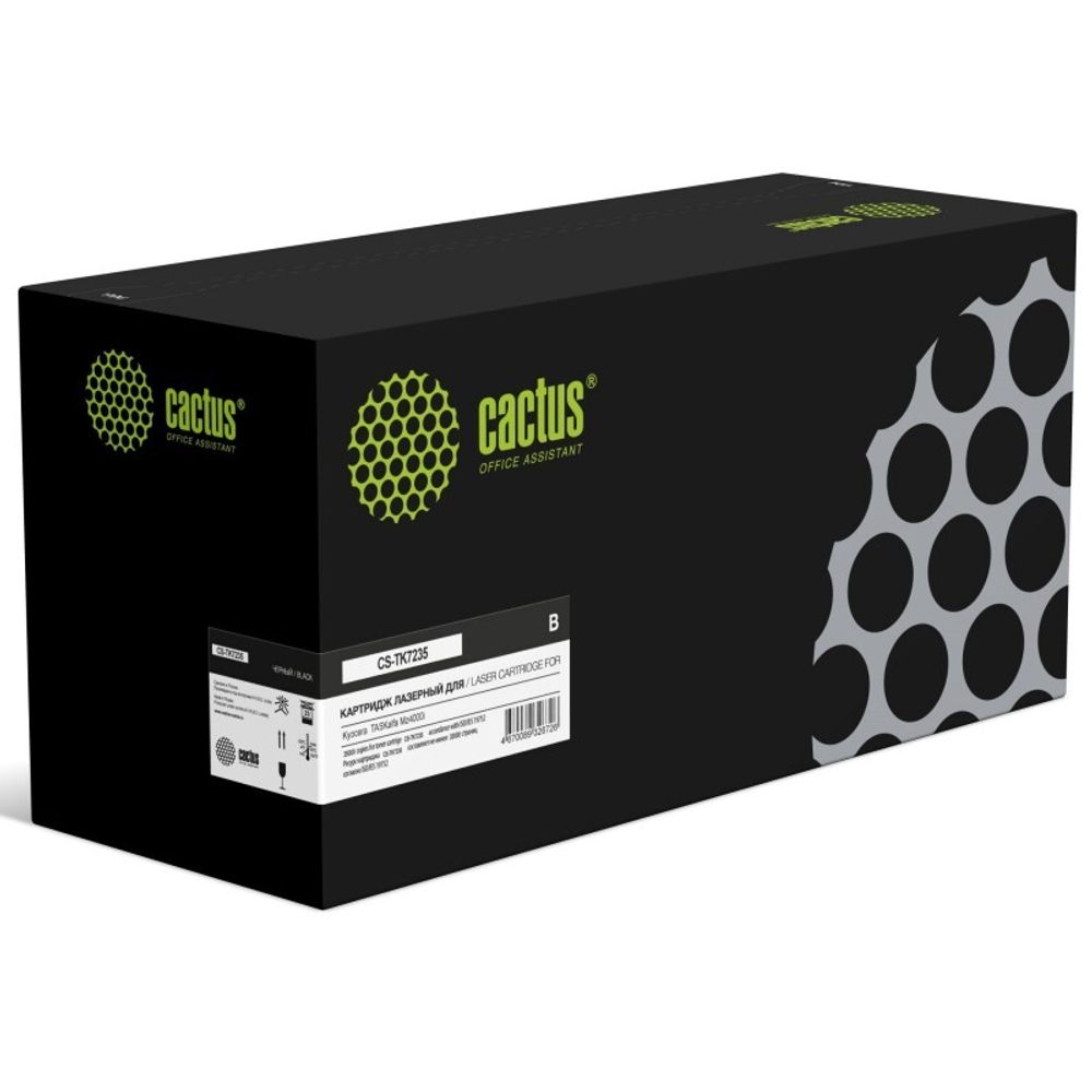 Тонер-картридж Cactus TK-7235 для Kyocera TASKalfa MZ4000i черный (35k)