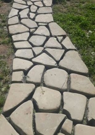 Galt sandstone and flagstone for paving