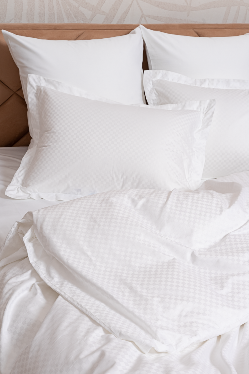 Наволочки 2шт 50х70 German Grass Chess Palette белые