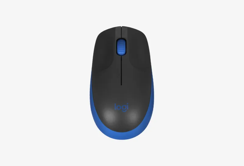 Мышь радиоканал Logitech Logitech M190 синий