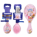 Расческа массажная детская «ФРАТТИ БУМ», малышка Бритни, форма овал, 14*5,5см (блистер Ультрамарин)