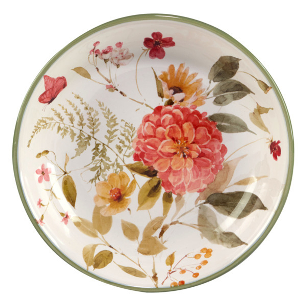 Тарелка суповая 23см Certified Int. Песня природы Циния