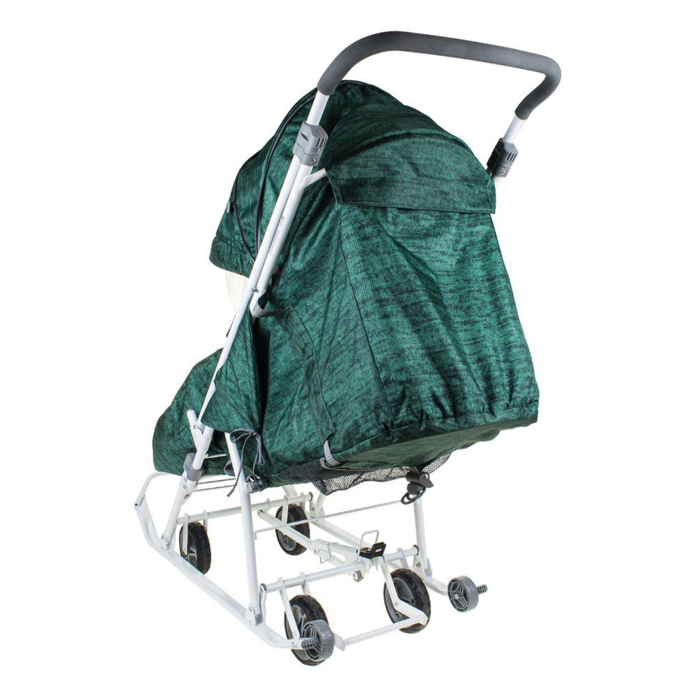 Коляска комбинированная "Наши детки 3-1К" (НДТ3-1К/ВЗ вязанный зеленый)