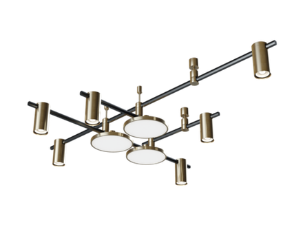 Готовая конструкция в комплекте со светильниками и источником питания